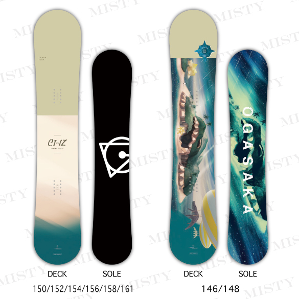24-25 OGASAKA(オガサカ) / CT-IZ・スノーボード [146cm,148cm,150cm