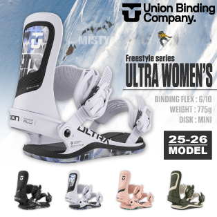 25-26 UNION(ﾕﾆｵﾝ)・ULTRA [レディースモデル] [BLACK,SAGE,PINK,ICE