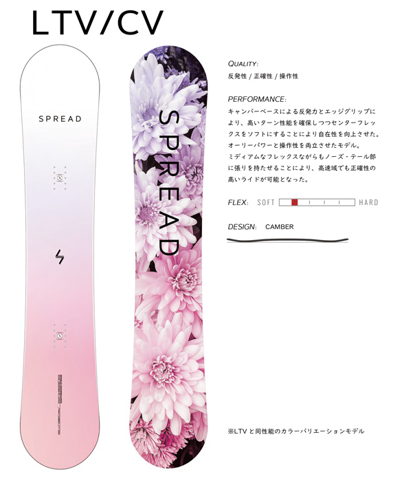 25-26 SPREAD / LTY/CV・(スプレッド) [CAMBER] ≪2025-2026≫ [MISTY]