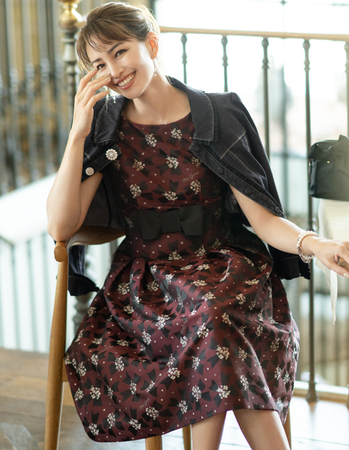 レッドxグリーンチェックワンピース | msgracy