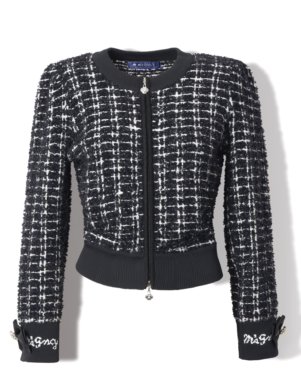 パール付きハイネックニット | msgracy