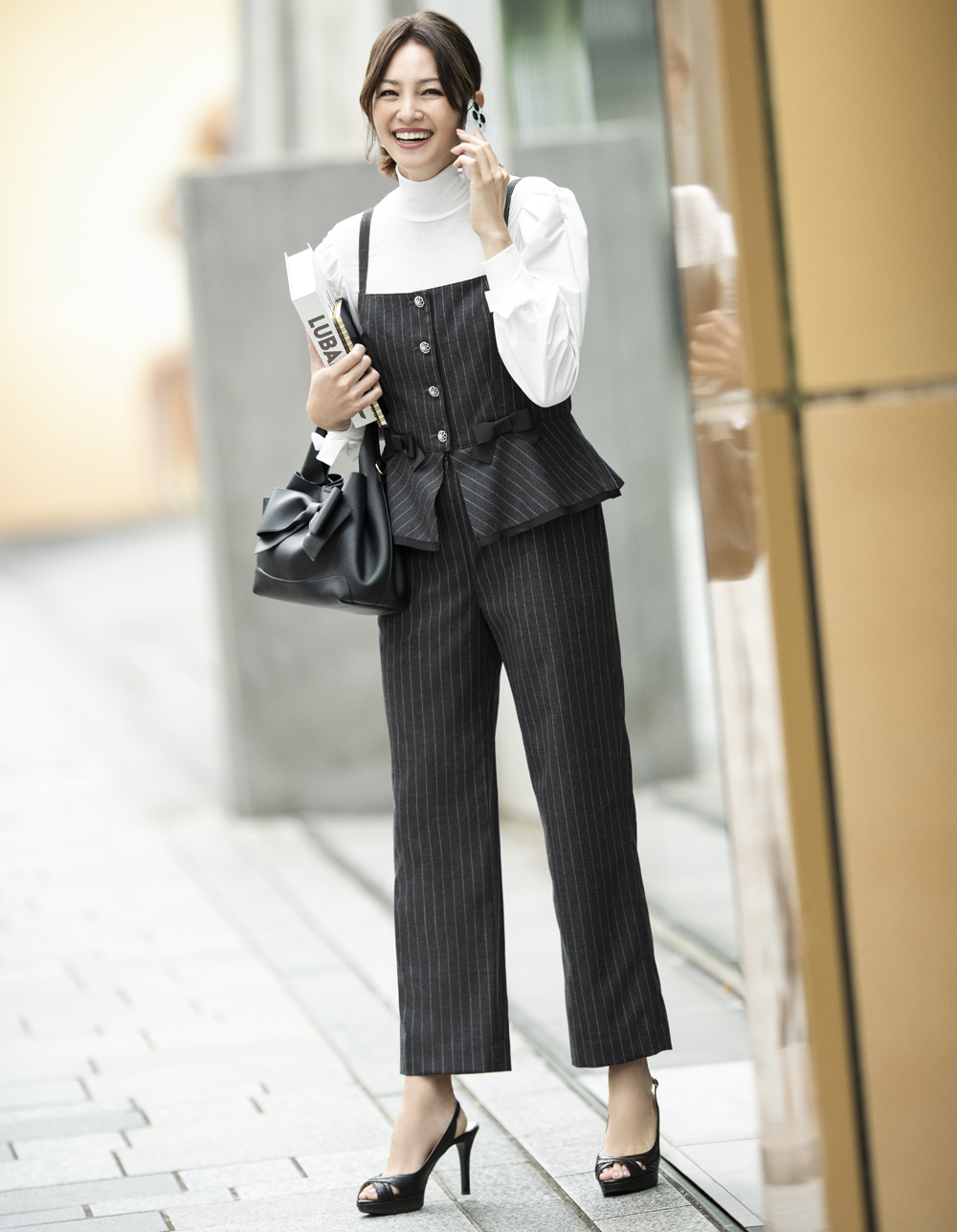 ピンストライプサロペット | msgracy