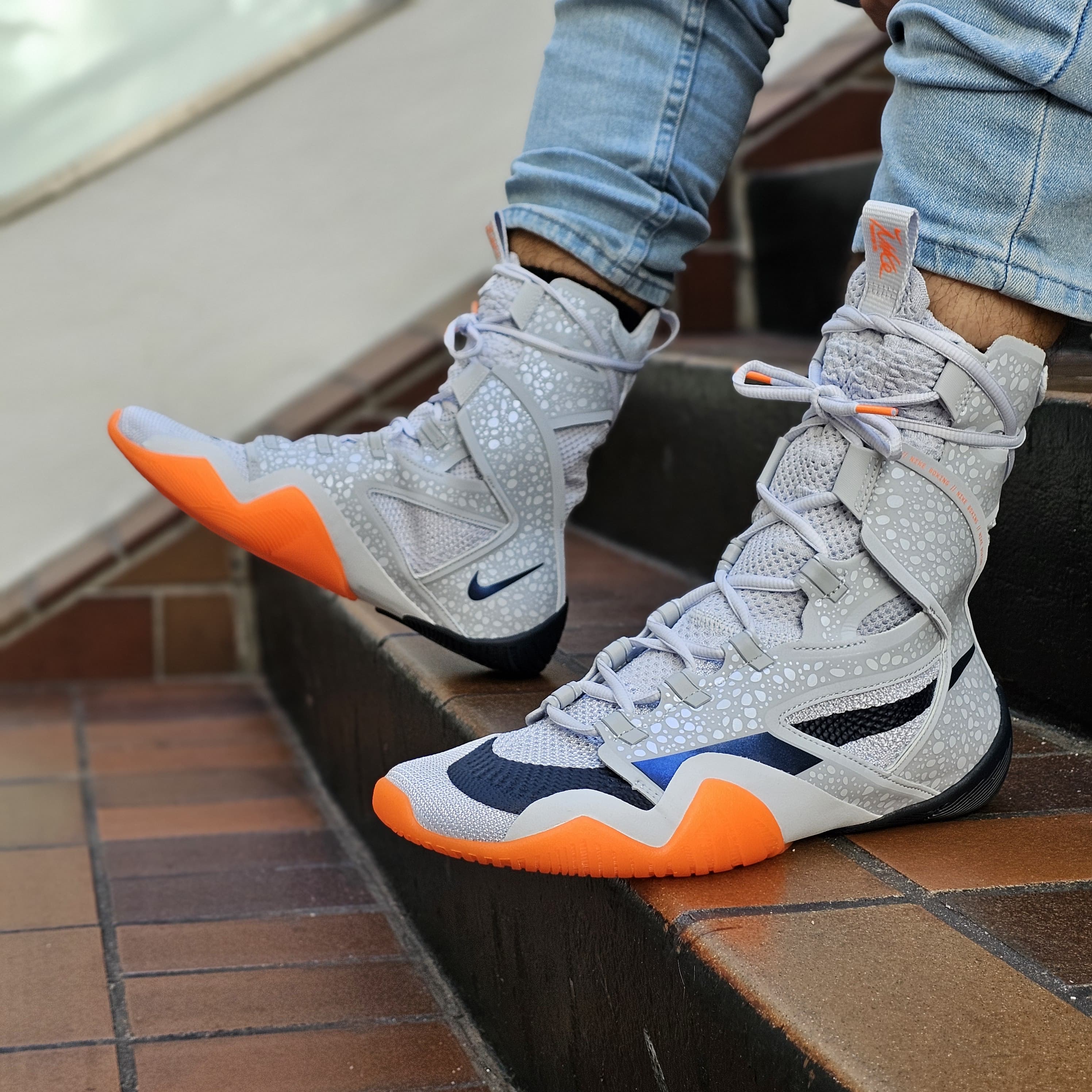 NIKE SHOES HYPERKO 2 LIMITED EDITION OLYMPIC GREY/ORANGE – MSM