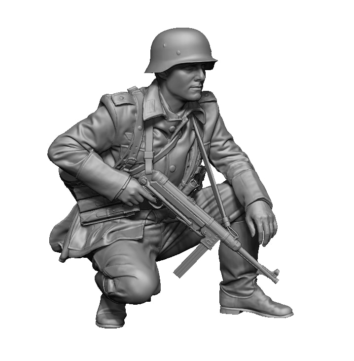 H3 Models[HS16054]1/16 WWII ドイツ国防軍下士官 前線偵察 - M.S