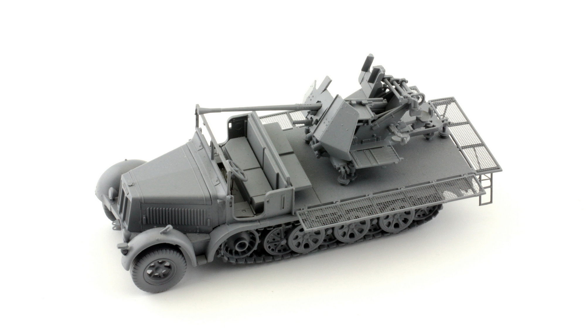 オレンジホビー[G72-219]1/72 WWII ドイツ Sd.Kfz.7/2 37mm Flak 36自