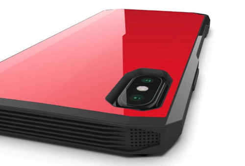 iPhone XS/iPhone X 耐衝撃ハイブリッドケース「LEGGERA」 ソリッド