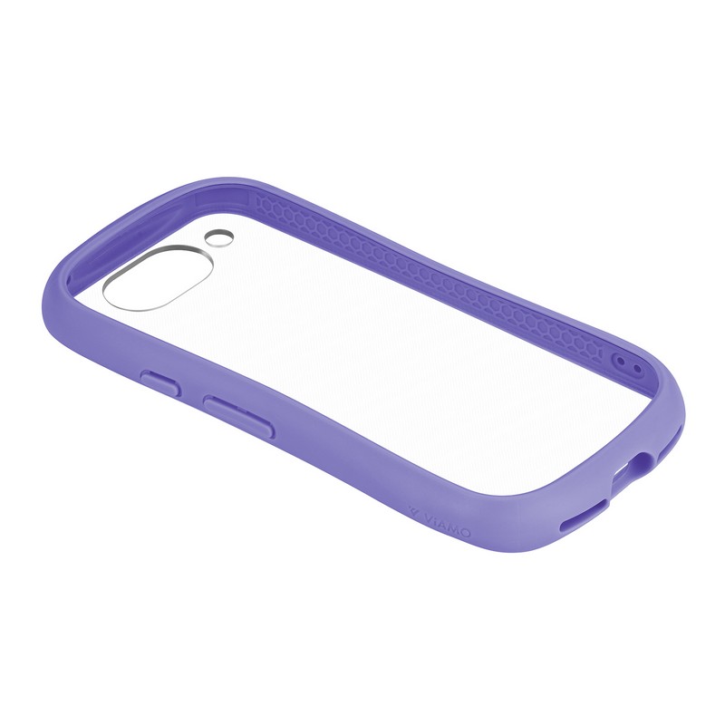 Google Pixel 9a 耐衝撃ハイブリッドケース 「ViAMO fly」 パープル