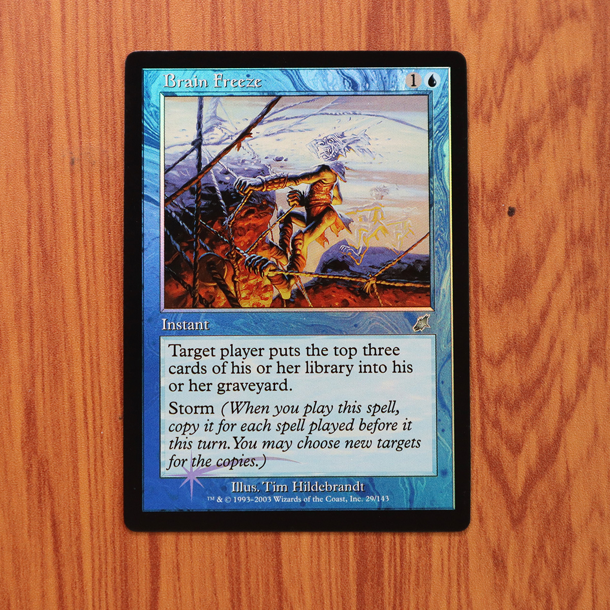 Brain Freeze Scourge (SCG) Foil magic the gathering proxy mtg