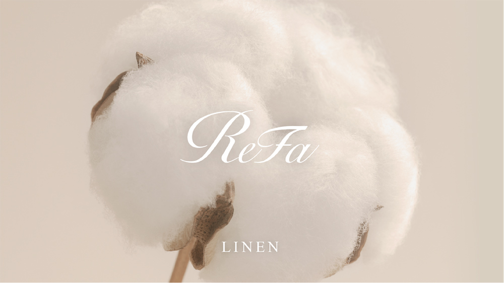 触れるたび、髪と肌を美しく導く。「ReFa LINEN（リファリネン）」2025