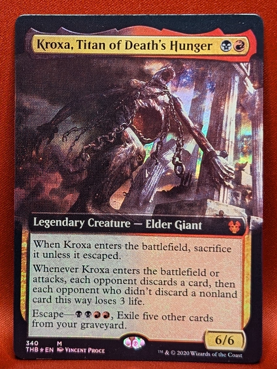 Kroxa, Titan of Death's Hunger Magic the Gathering Proxy