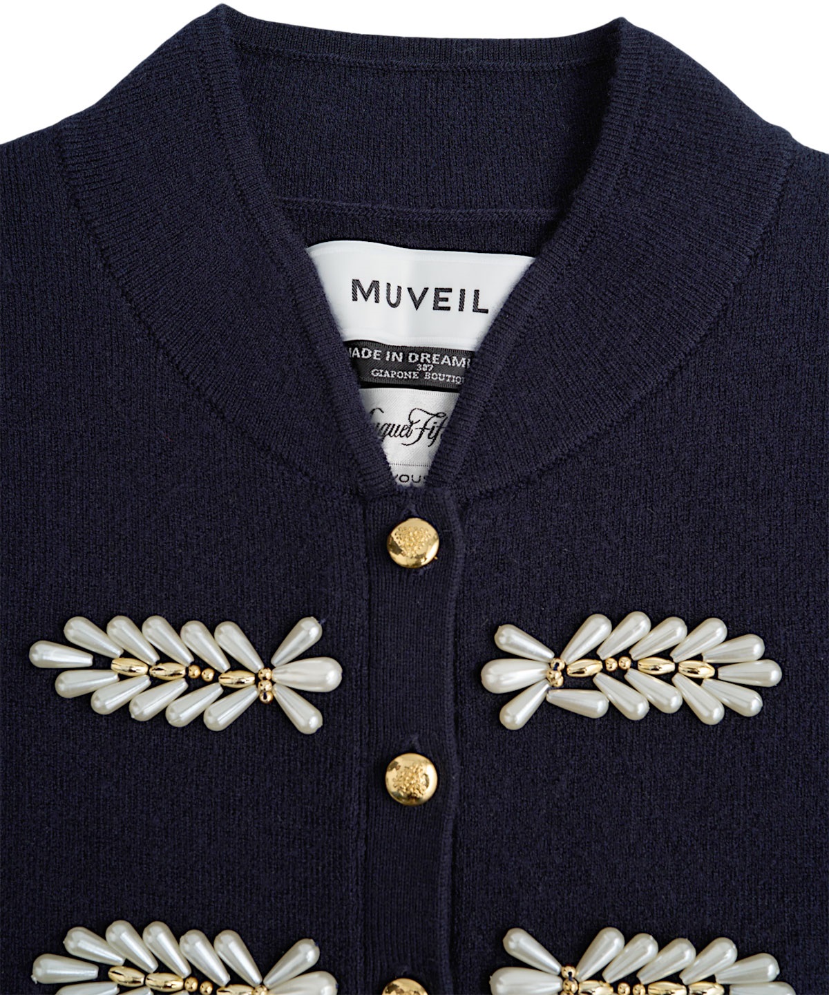 ナポレオンニットジャケット | MUVEIL Online Shop