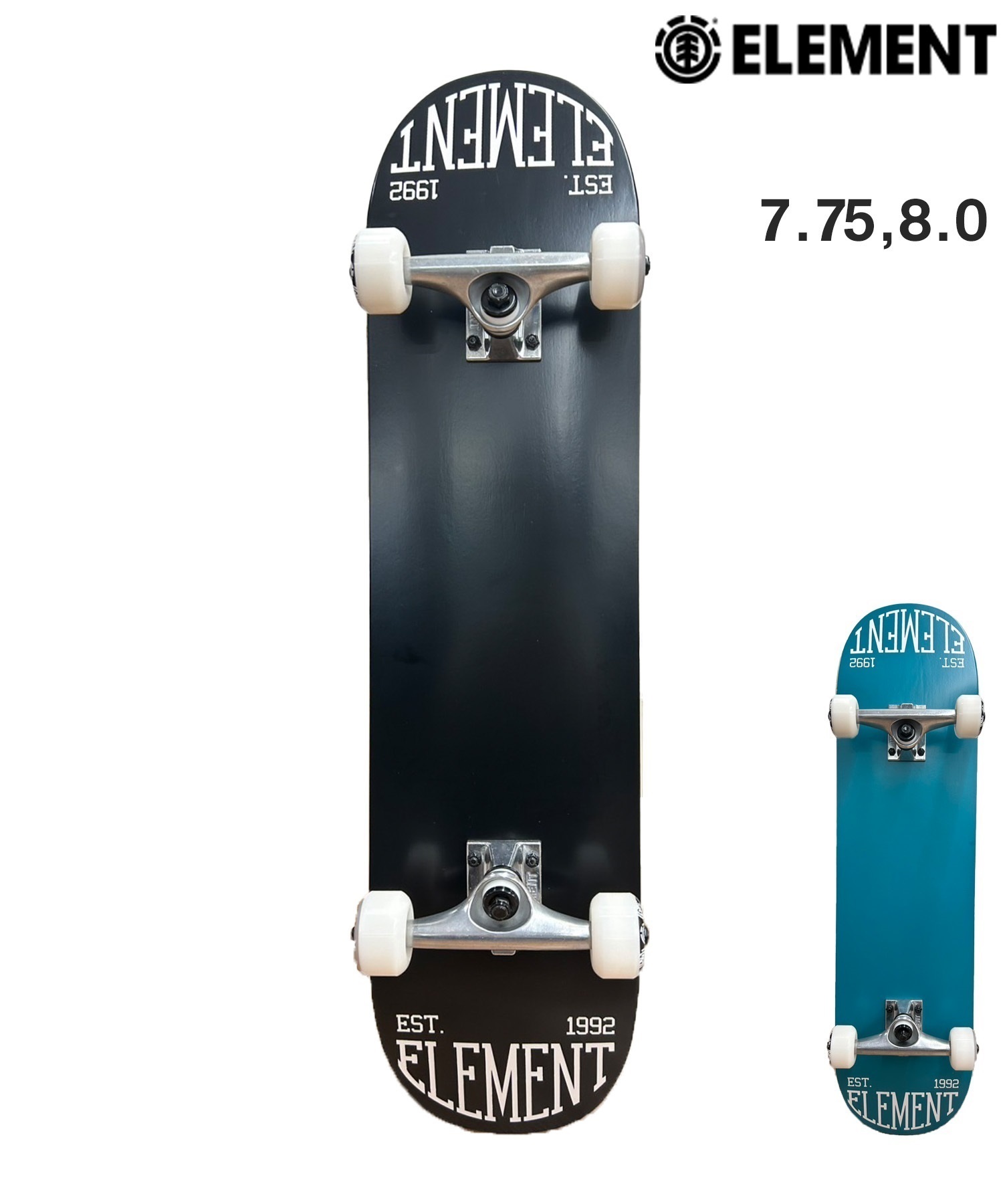 ELEMENT エレメント スケートボード コンプリート 7.75,8.0inch OPOS