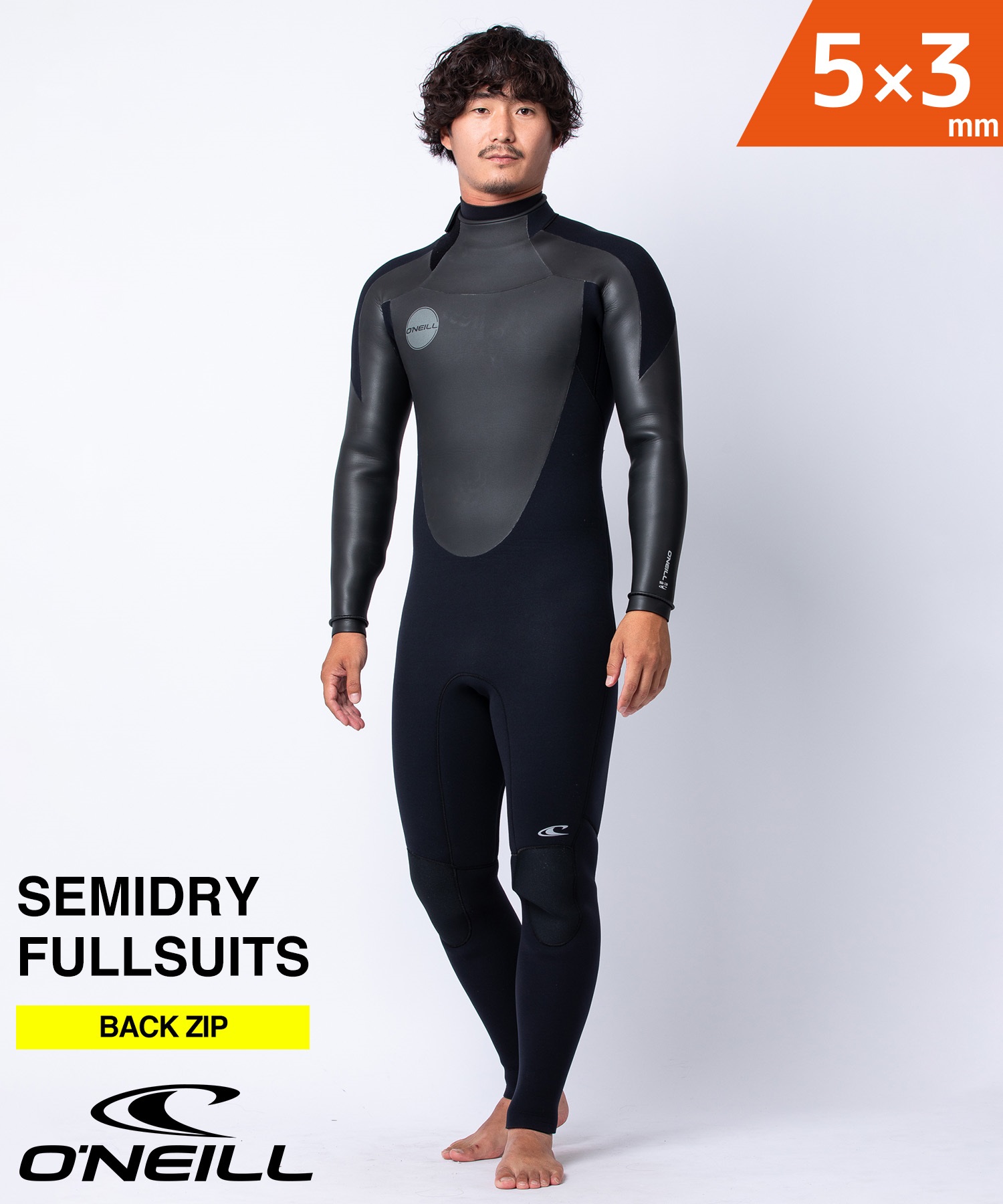 ONEILL オニール バックジップ ゼンジップ MFW-106A5 ウェットスーツ