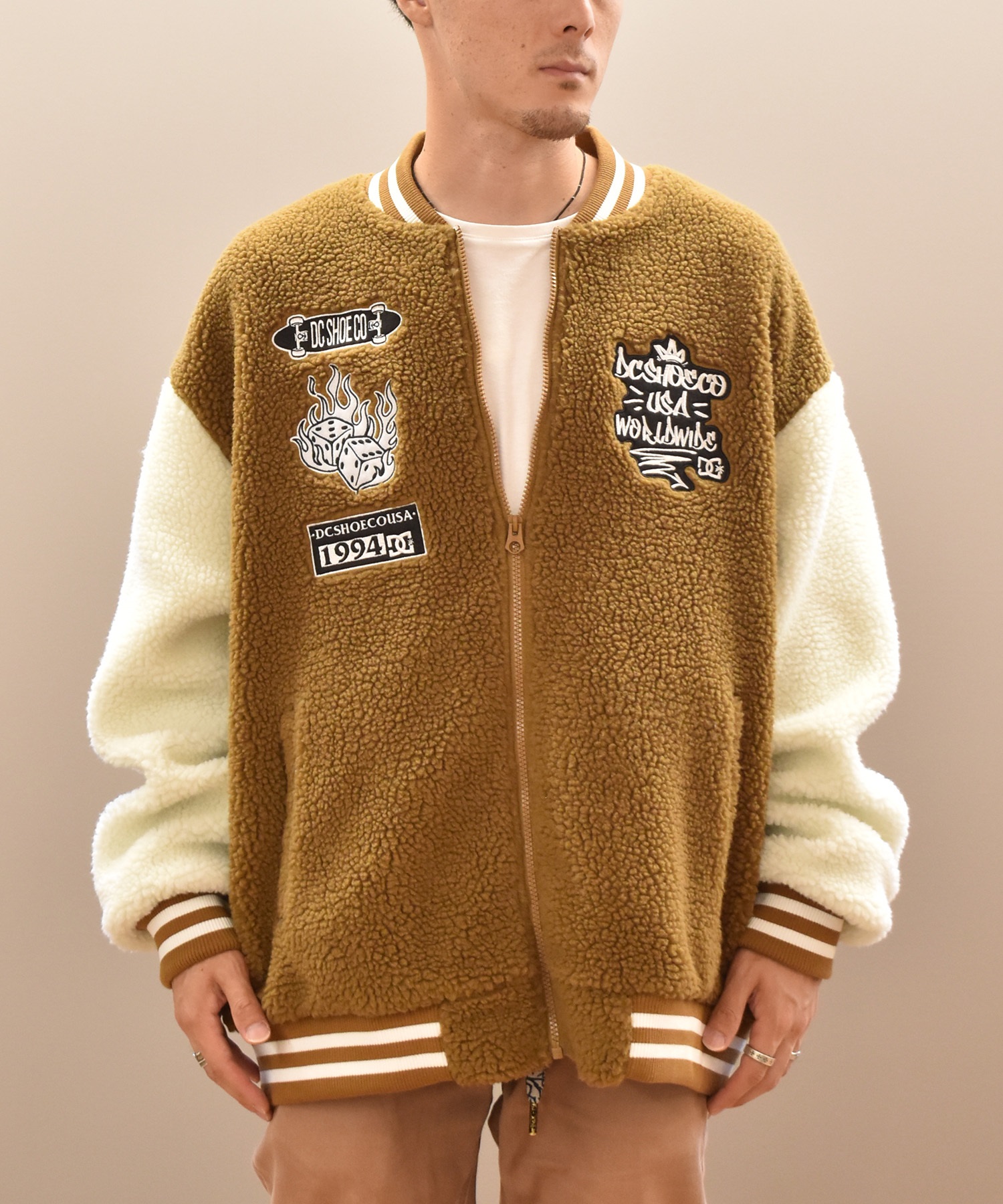 DC ディーシー アウター スタジャン メンズ スタジアム ジャケット