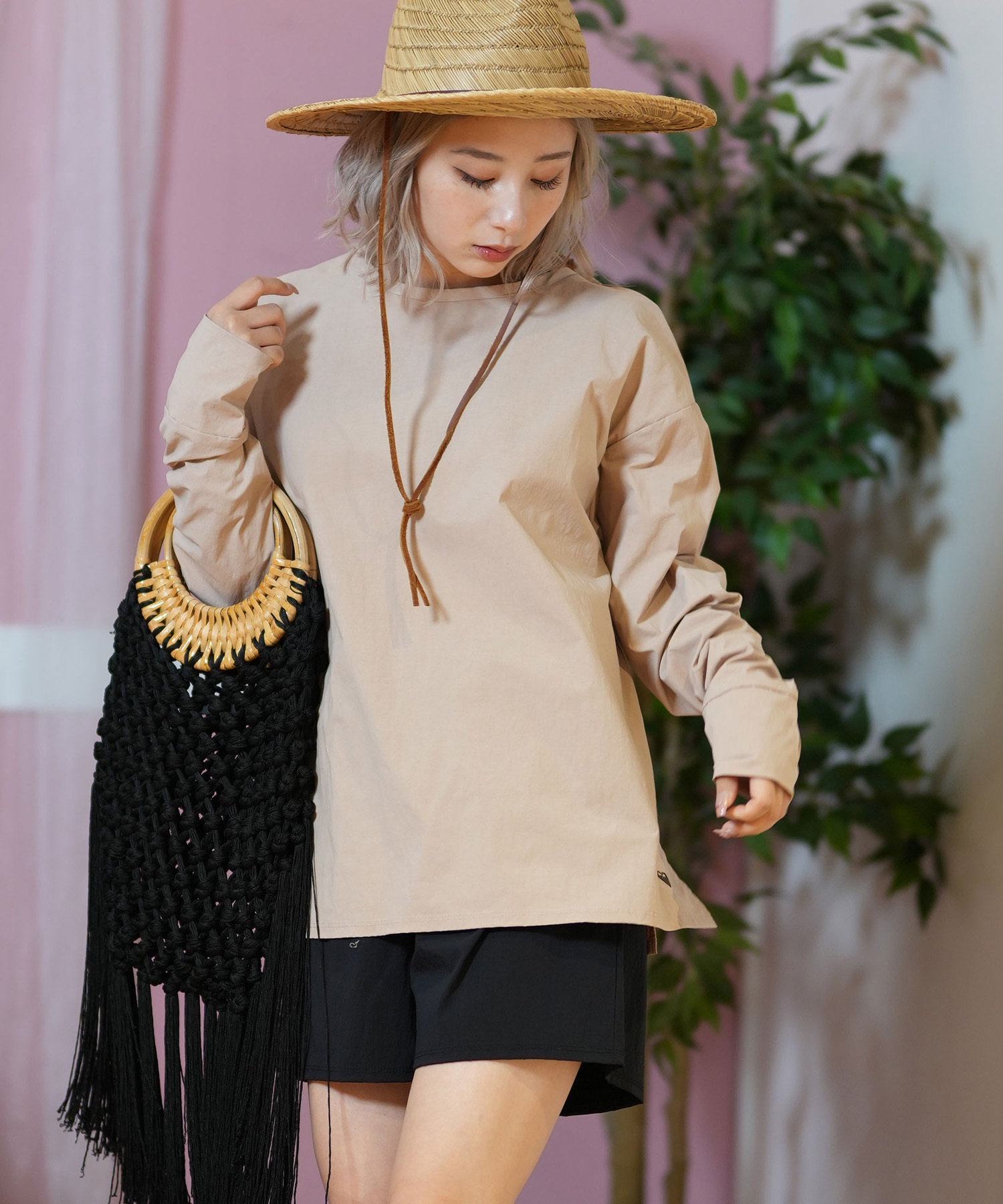 ROXY ロキシー 水着 レディース ラッシュガード 2点セット 長袖 T