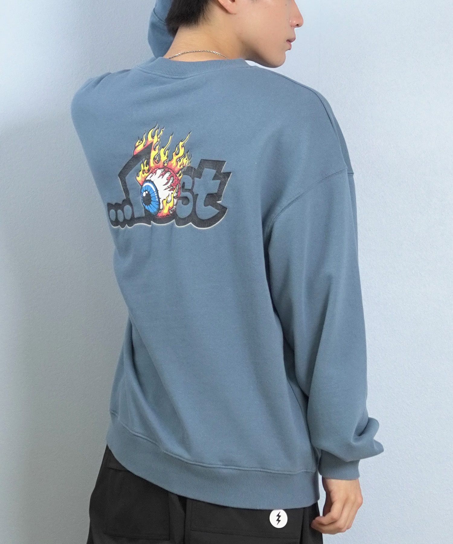 LOST ロスト トレーナー スウェット メンズ クルーネック バック