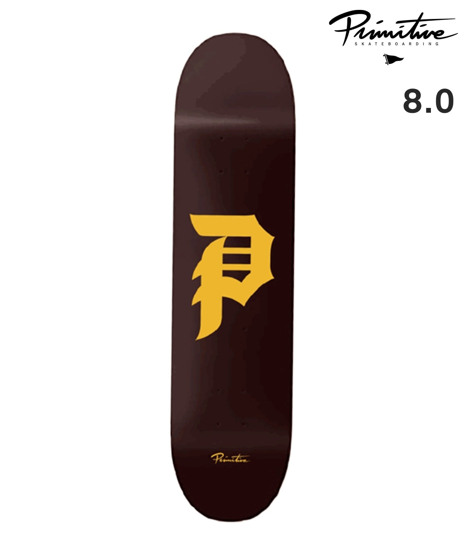 PRIMITIVE プリミティブ スケートボード デッキ 8.0,8.12inch DIRTY P