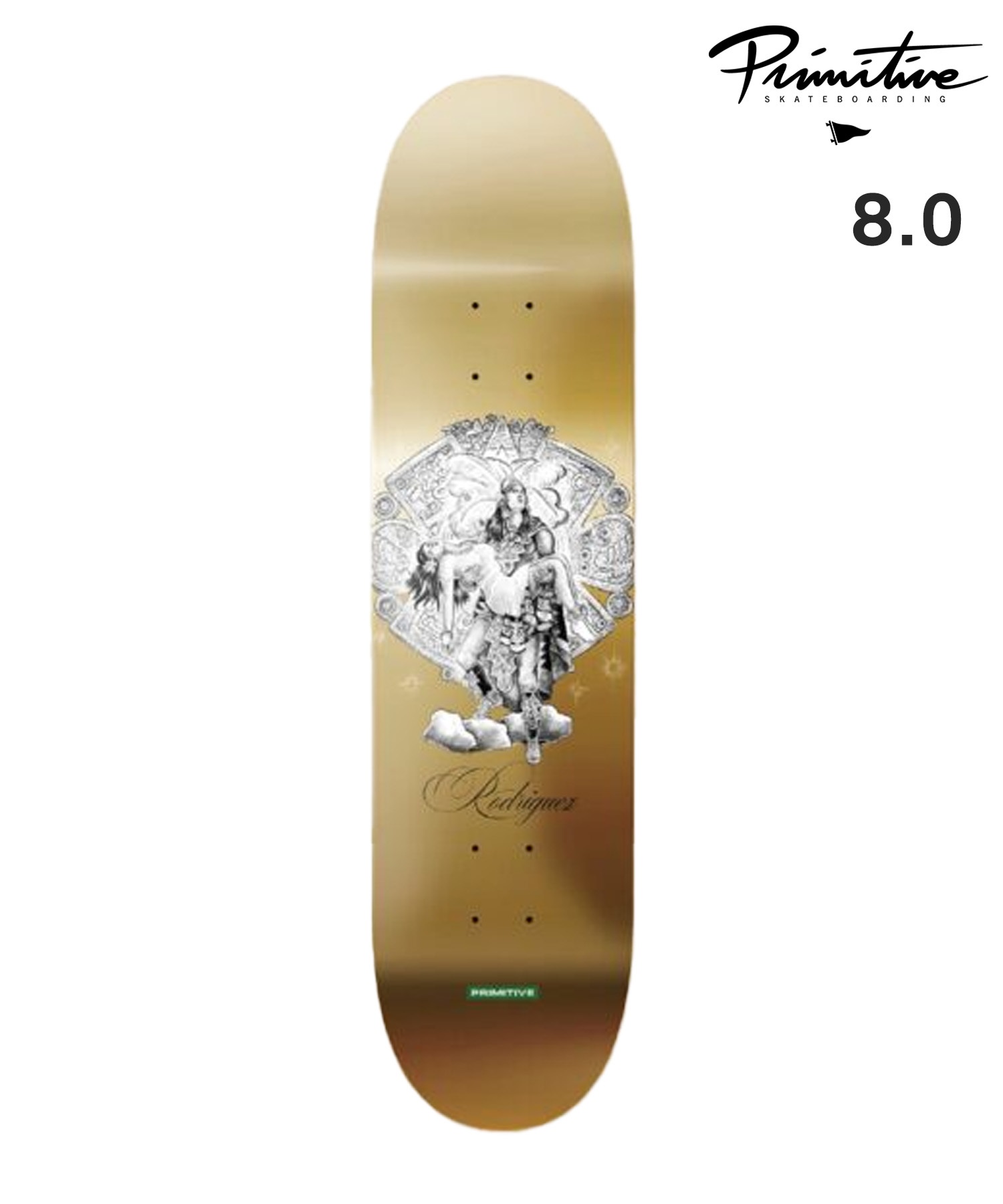 PRIMITIVE プリミティブ スケートボード デッキ 8.0inch RODRIGUEZ