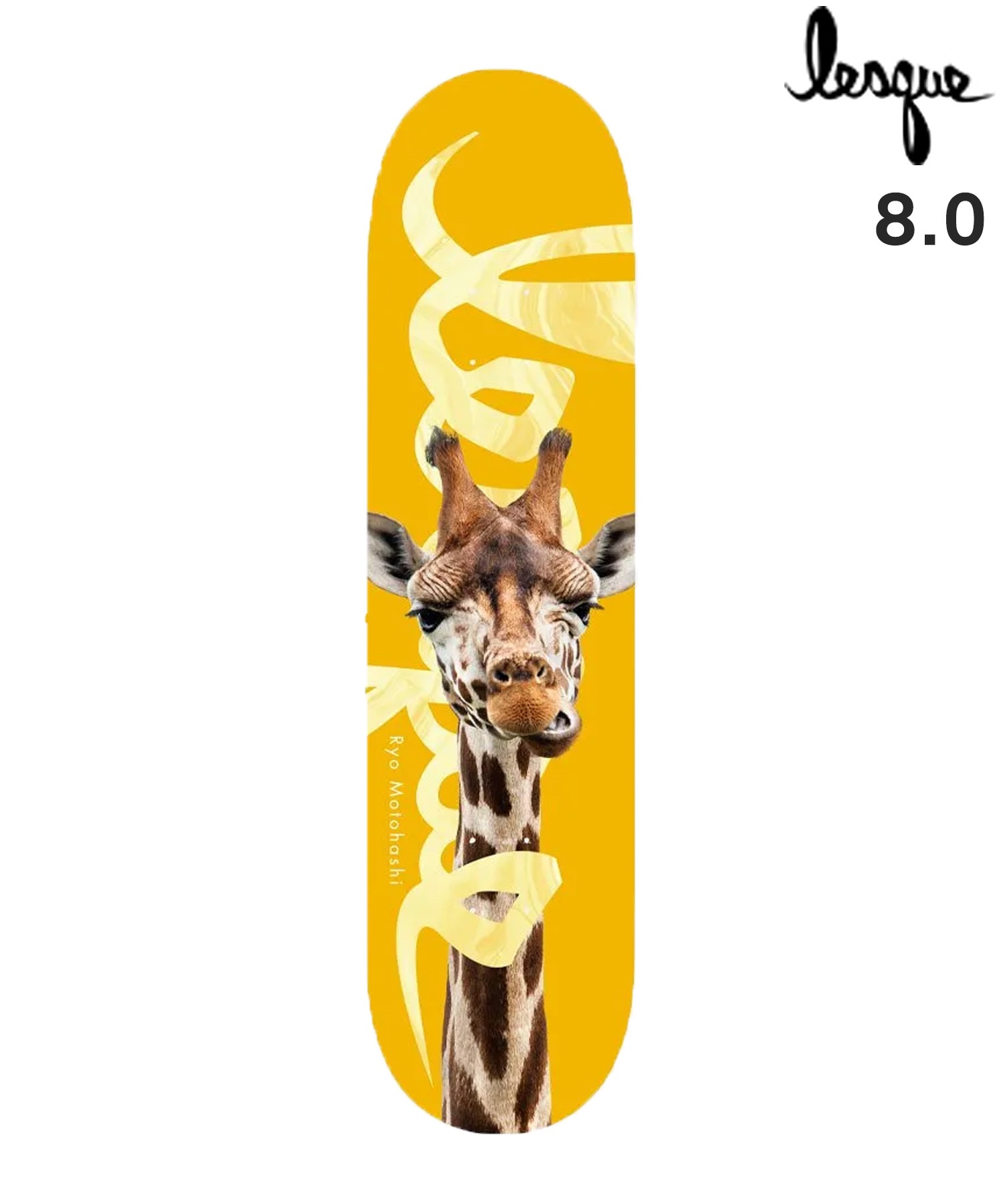 LESQUE レスケ スケートボード デッキ 8.0inch RYO X URBAN SAFARI