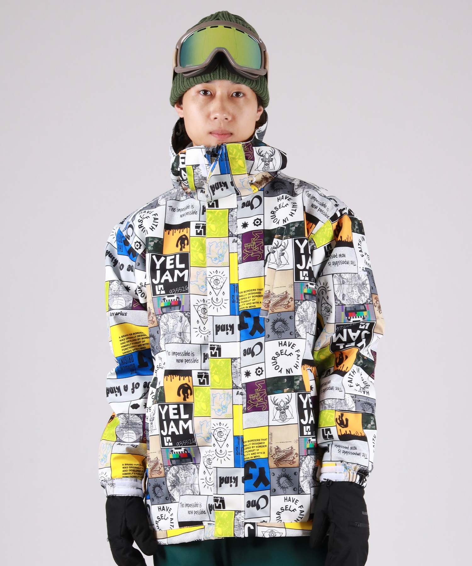 YELJAM イエロージャム YJ52512 スノーボード ウェア ジャケット ユニ