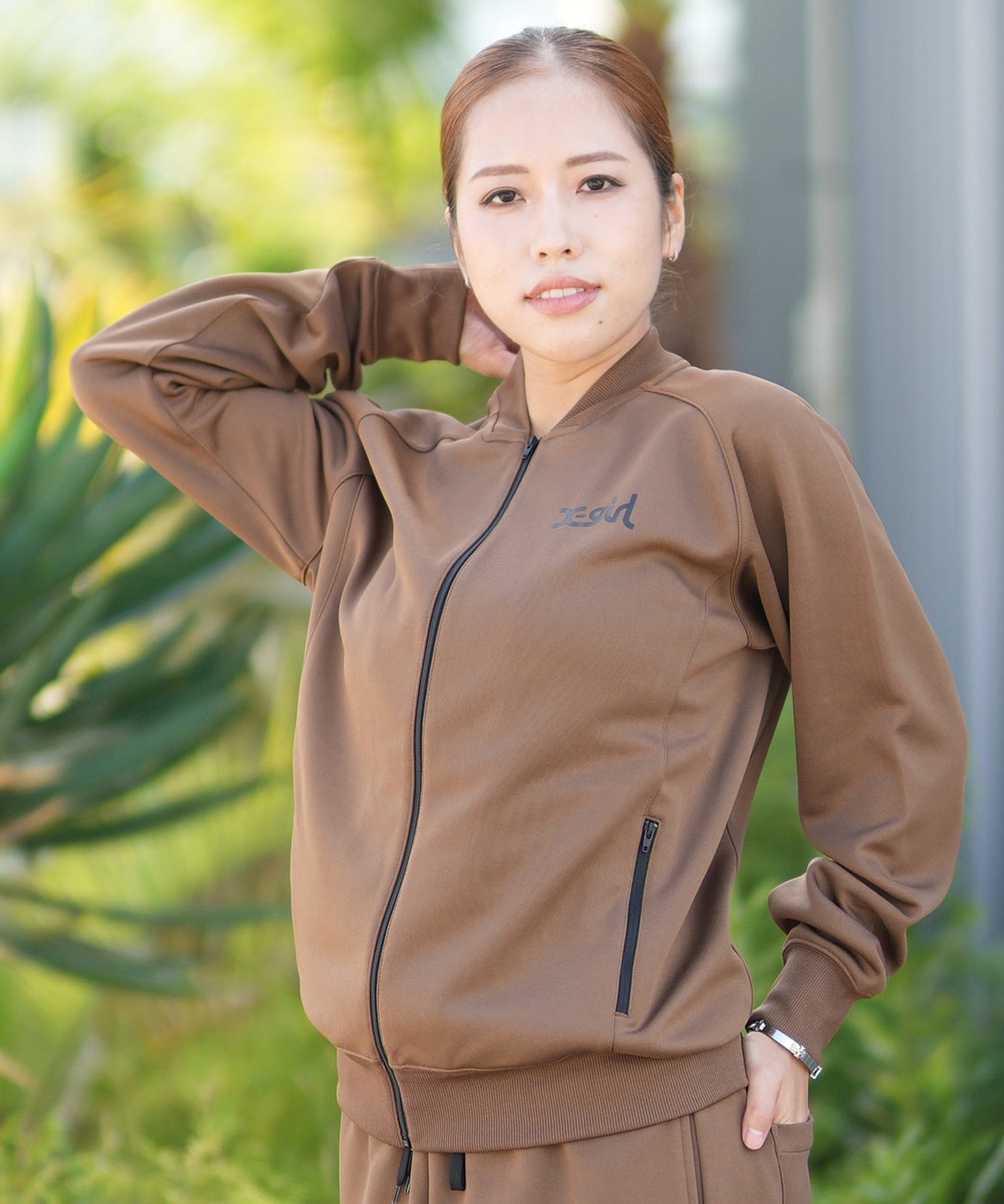 X-girl SPORTS エックスガールスポーツ ジャージ トラックジャケット