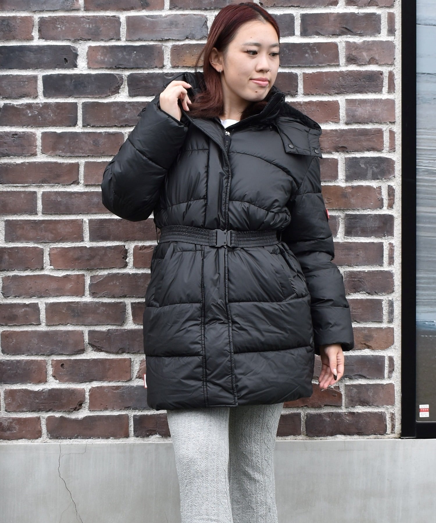 HUNTER ハンター アウター レディース イントレピッド ミッドレングス