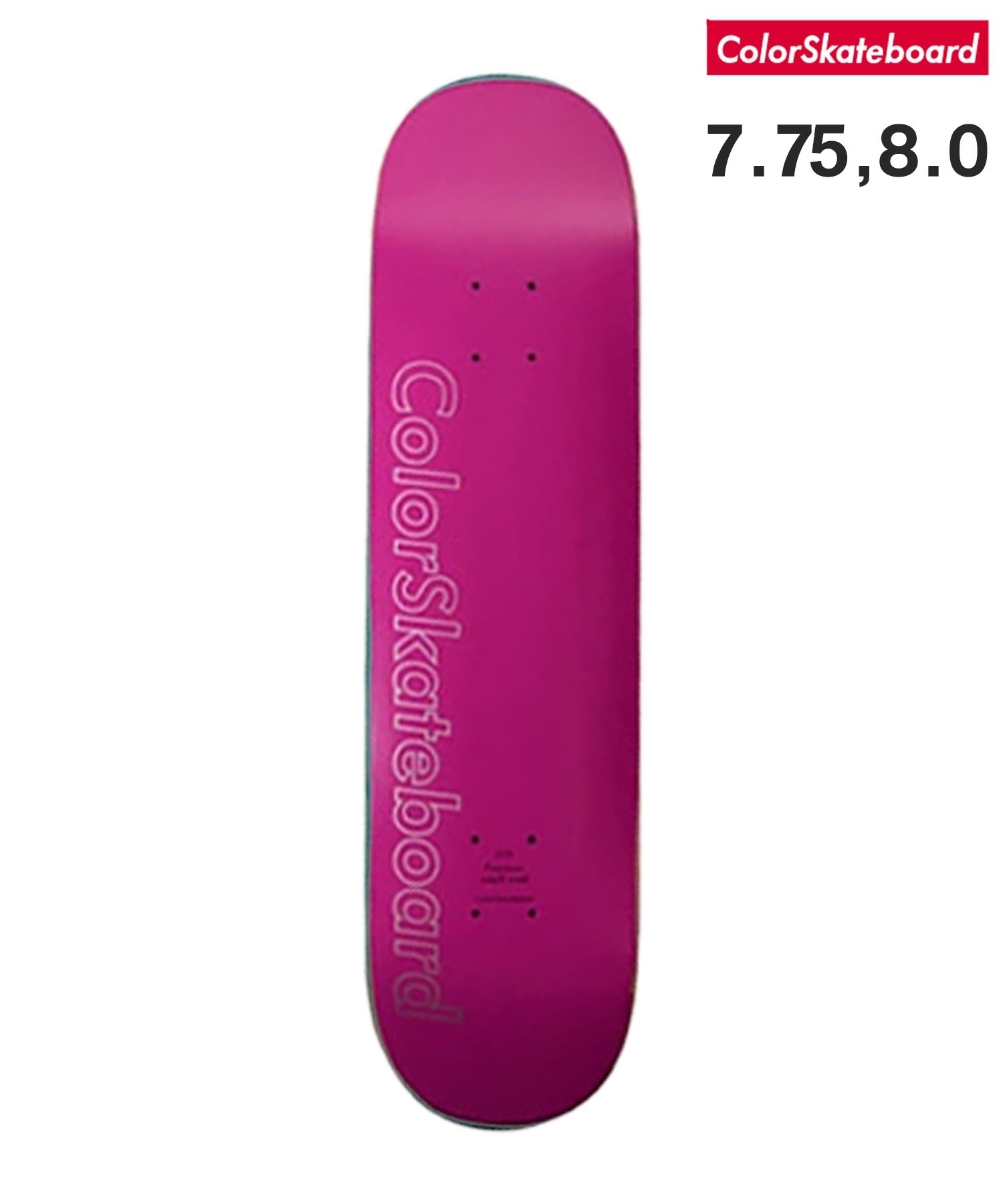 ColorSkateboard カラースケートボード デッキ 7.75～8.0inch COLOR PS