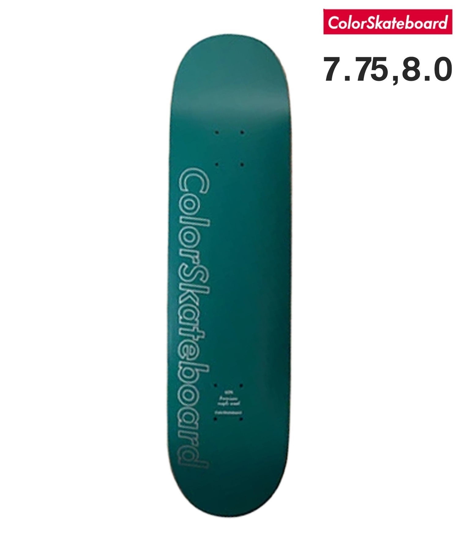 ColorSkateboard カラースケートボード デッキ 7.75～8.0inch COLOR PS