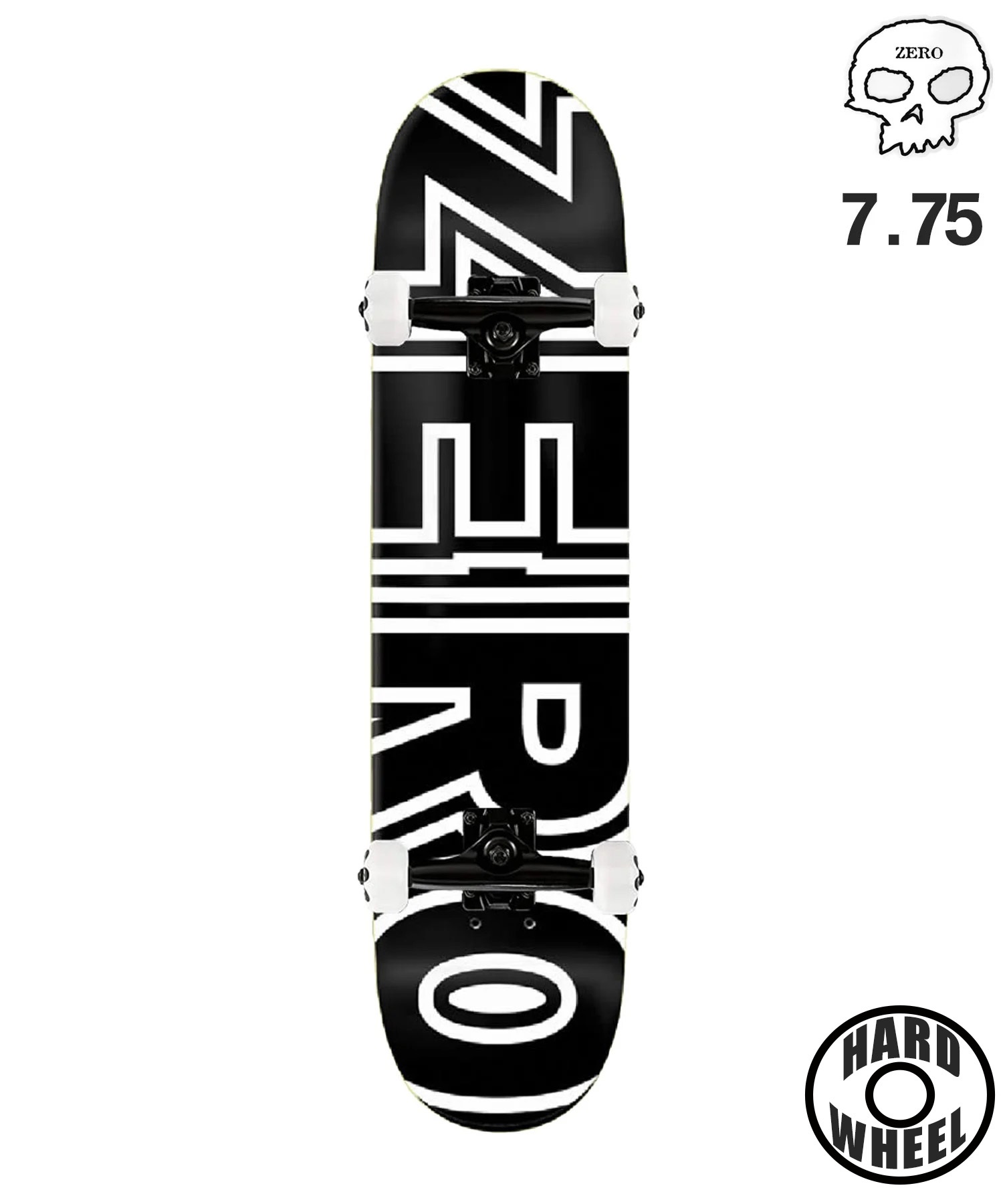 ZERO ゼロ スケートボード コンプリート 7.75inch BOLD CLASSIC BLACK