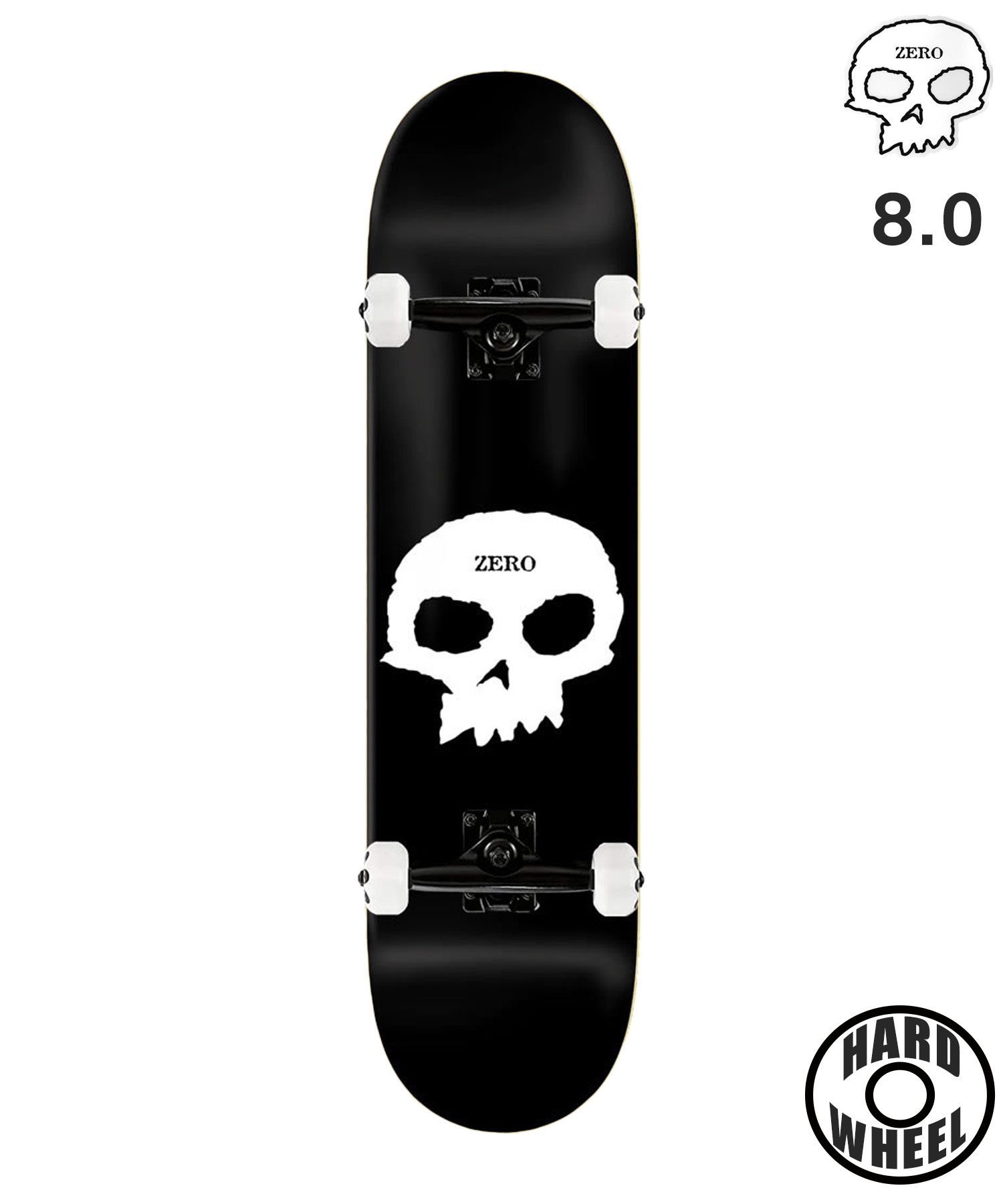 ZERO ゼロ スケートボード コンプリート 8.0inch SINGLE SKULL #05