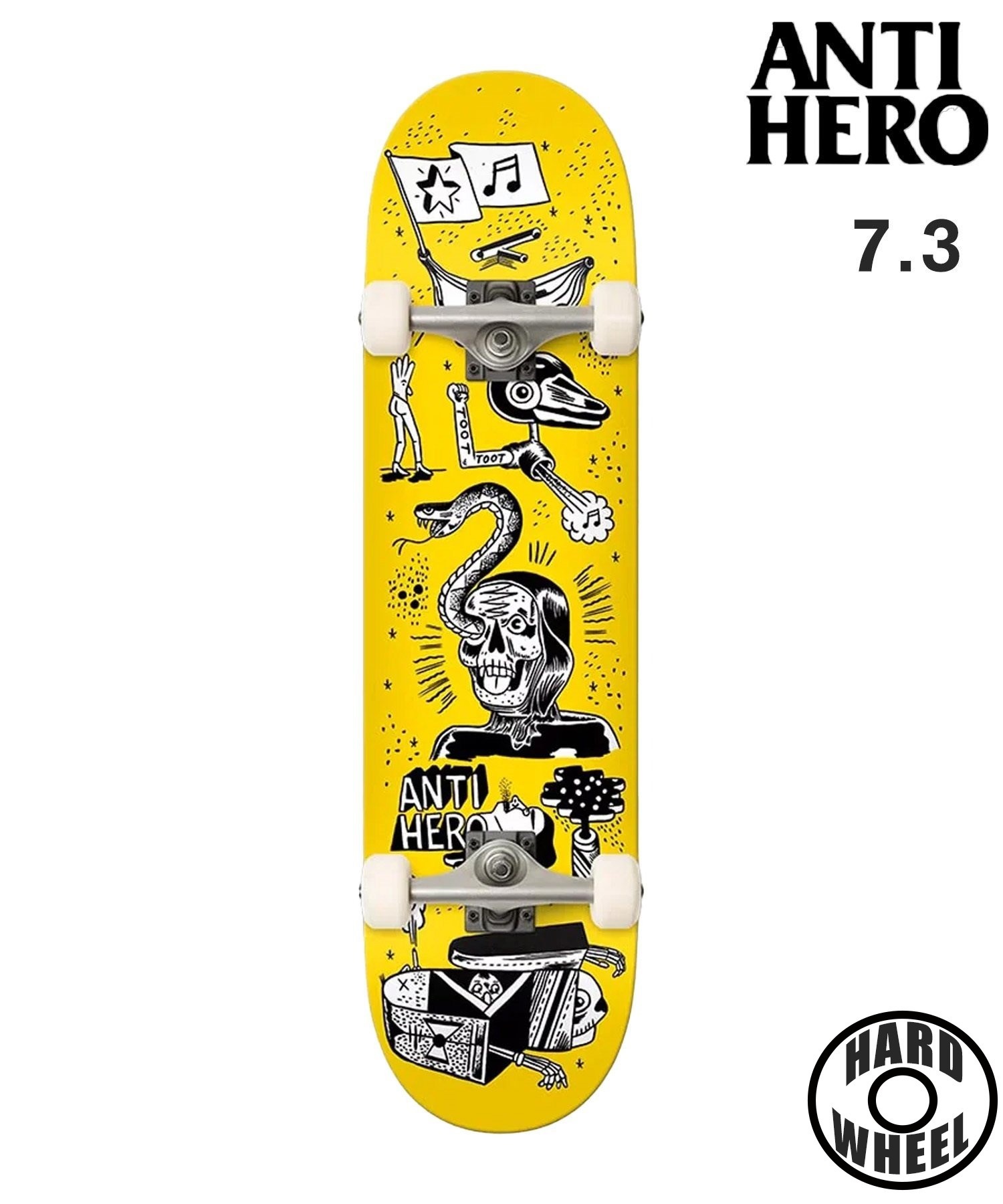 ANTIHERO アンチヒーロー キッズ スケートボード コンプリートセット