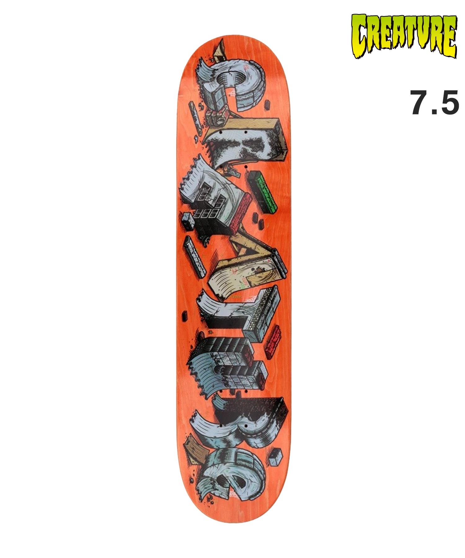 CREATURE クリーチャー スケートボード デッキ 7.5inch CRT LTD SLAB