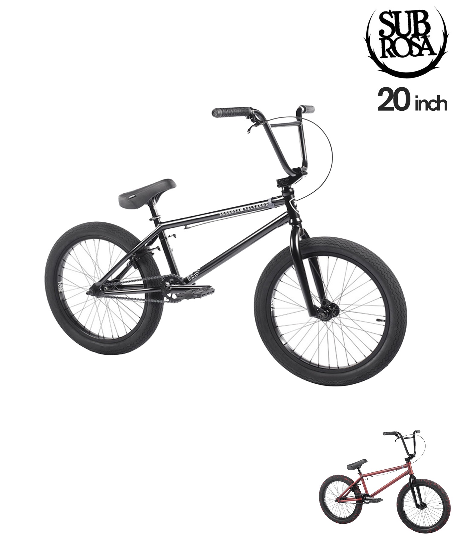 SUBROSA サブローザ バイク 自転車 BMX 20inch SALVADOR ムラサキ