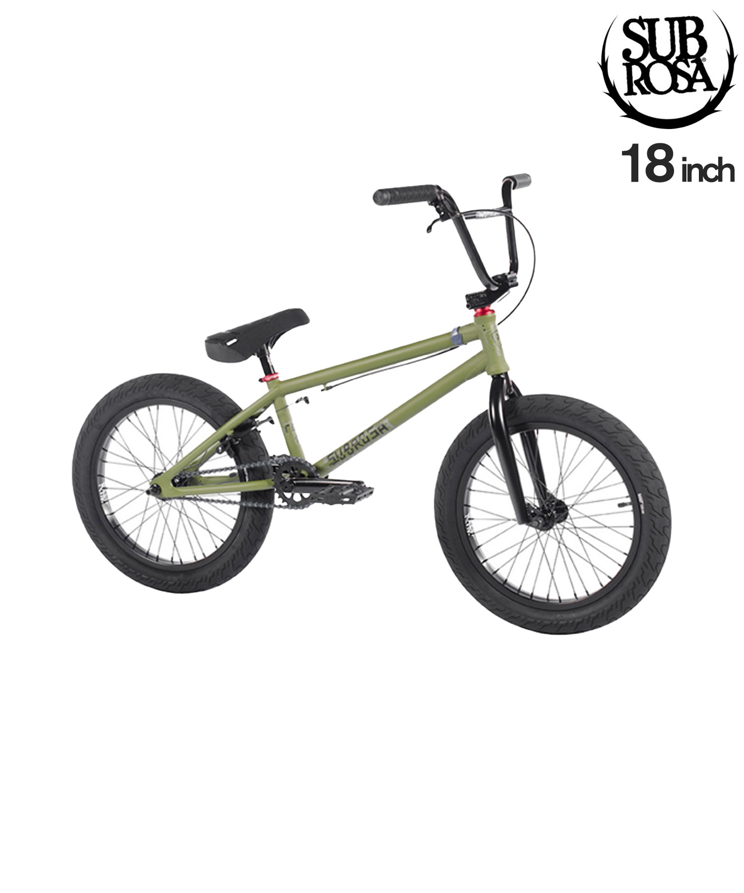 SUBROSA サブローザ キッズ バイク 自転車 BMX 18inch TIRO ムラサキ