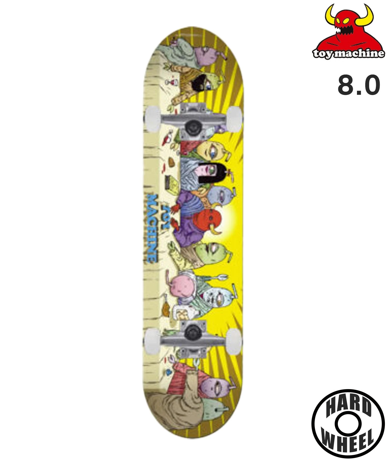 TOY MACHINE トイマシーン スケートボード コンプリート 8.0inch LAST