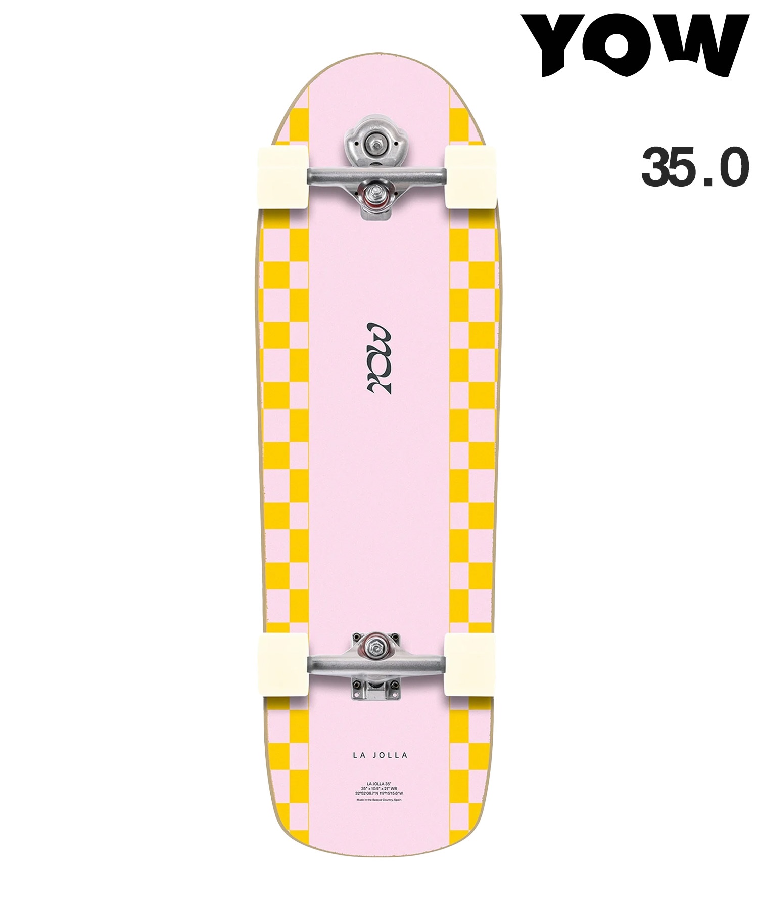 YOW ヤウ ロング スケートボード コンプリート 35.0inch LA JOLLA