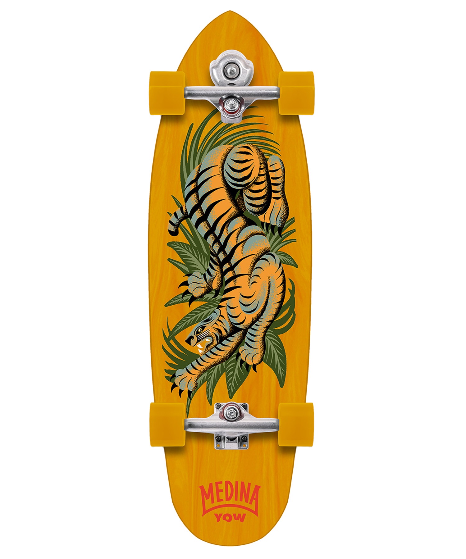 YOW ヤウ ロング スケートボード コンプリート 33.0inch MEDINA BANGAL