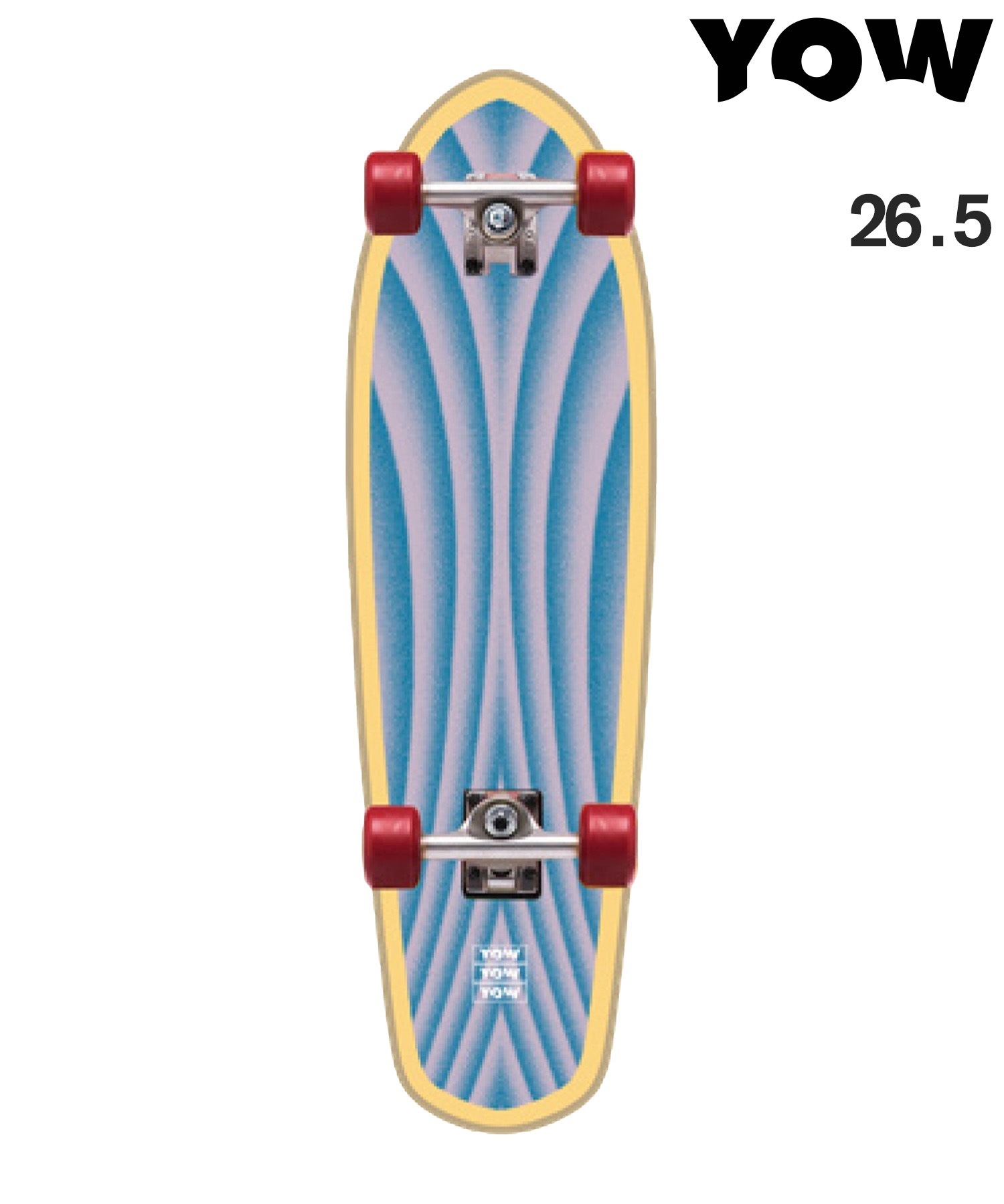 YOW ヤウ ロング スケートボード コンプリート 26.5inch CALYPSO MINI