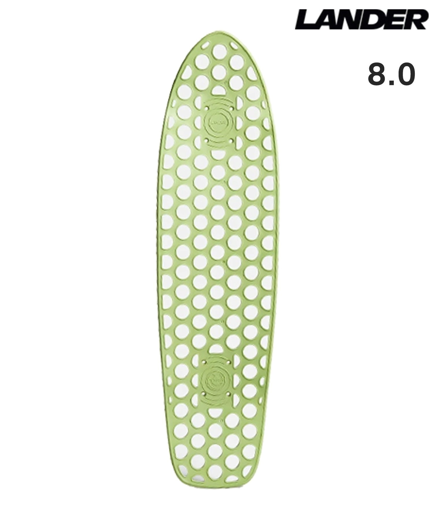 LANDER ランダースケートボード デッキ 8.0inch THE RODEO ムラサキ