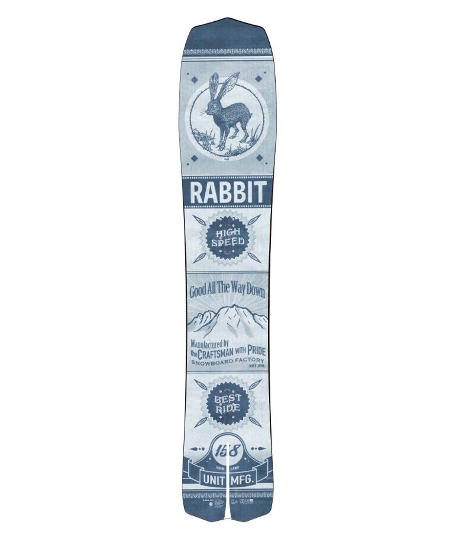 UNIT MFG ユニット ラビット スノーボード 板 メンズ 24-25 LL K15