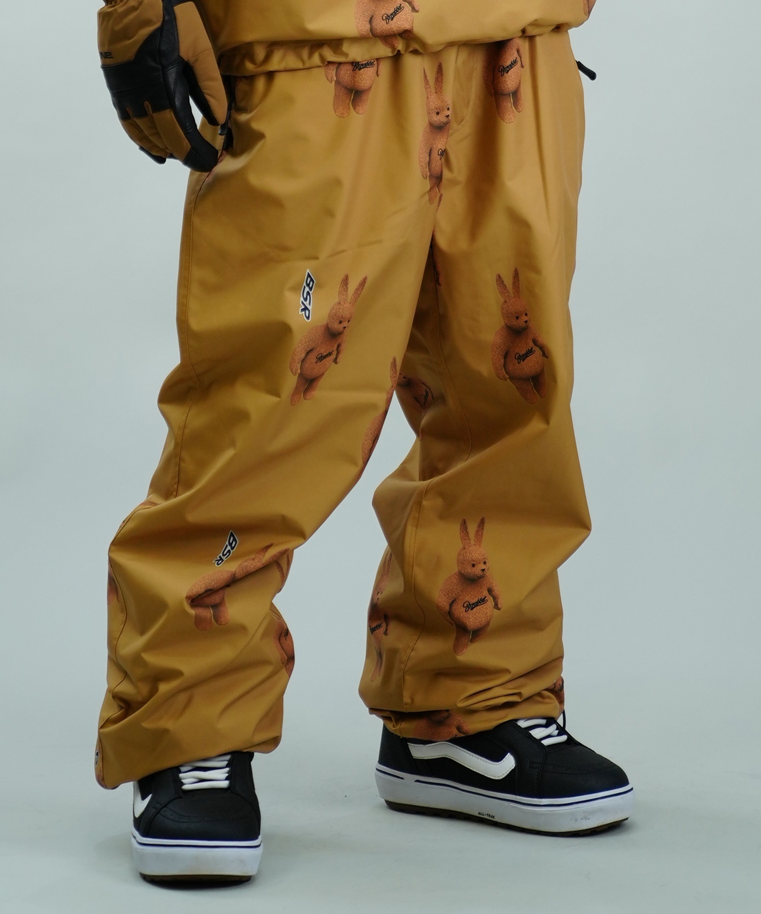 BSRABBIT ビーエスラビット 3D BEARRABBIT WIDE TRACK PANTS