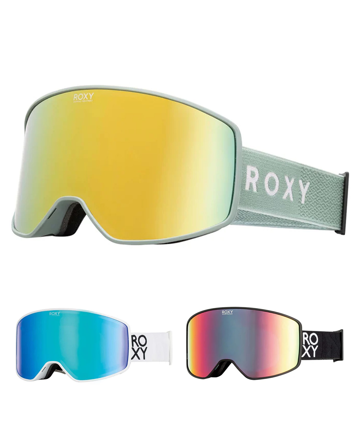 ROXY ロキシー STORM WOMEN AF 平面レンズ スノーボード ゴーグル