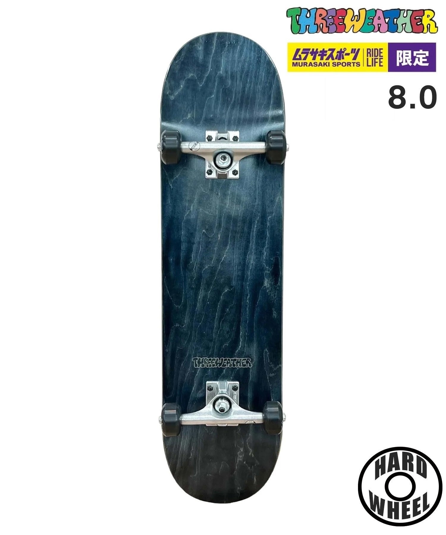 スケートボード THREE WEATHER スリーウェザー コンプリートセット 8.0
