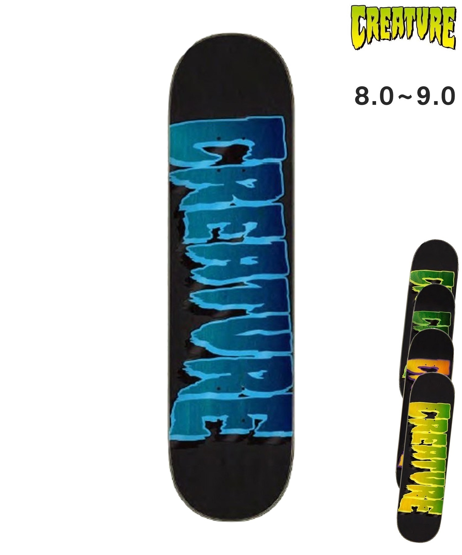 CREATURE クリーチャー スケートボード デッキ 8.0,8.25inch LOGO