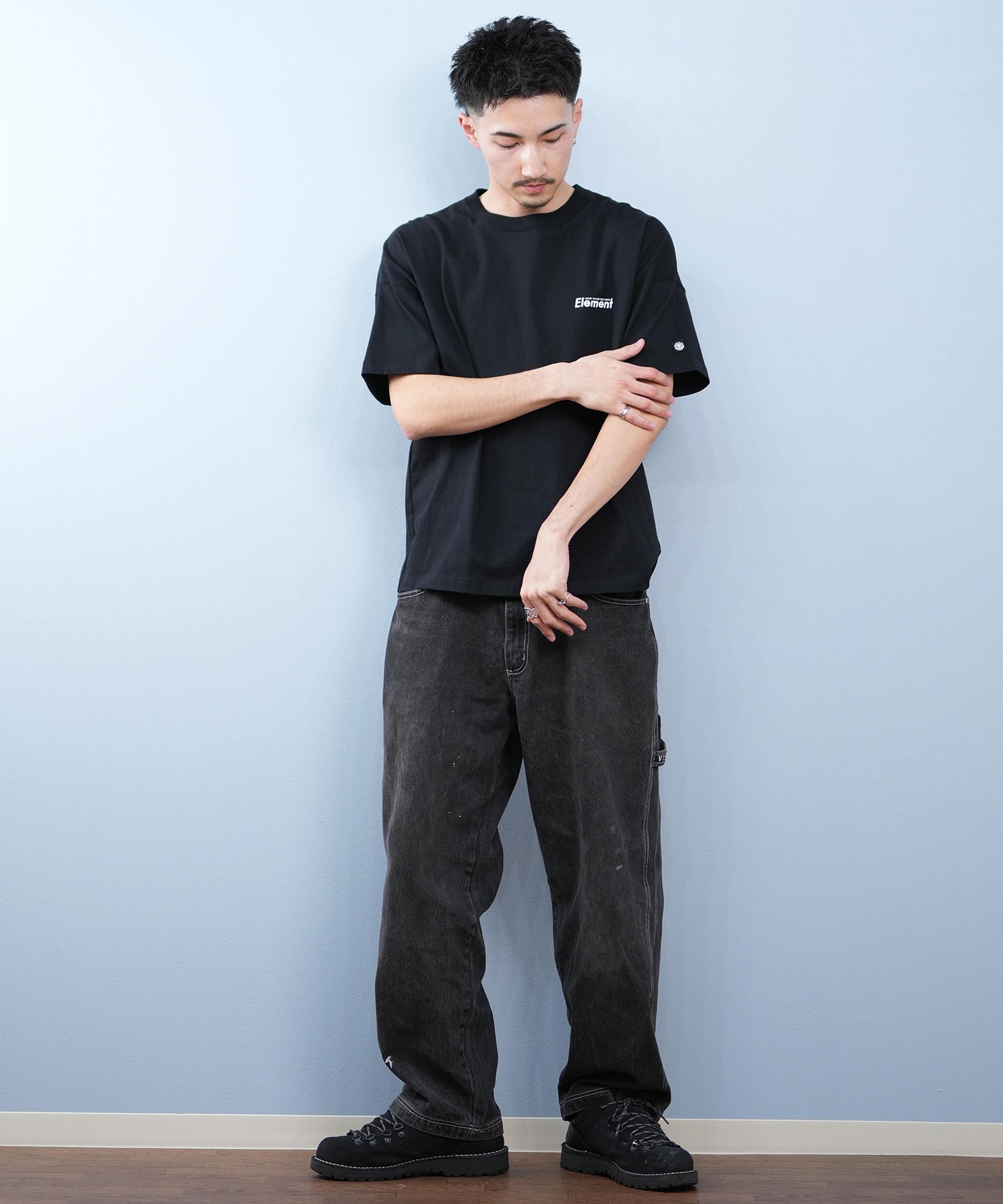 ELEMENT エレメント 半袖 Tシャツ メンズ バックプリント オーバー