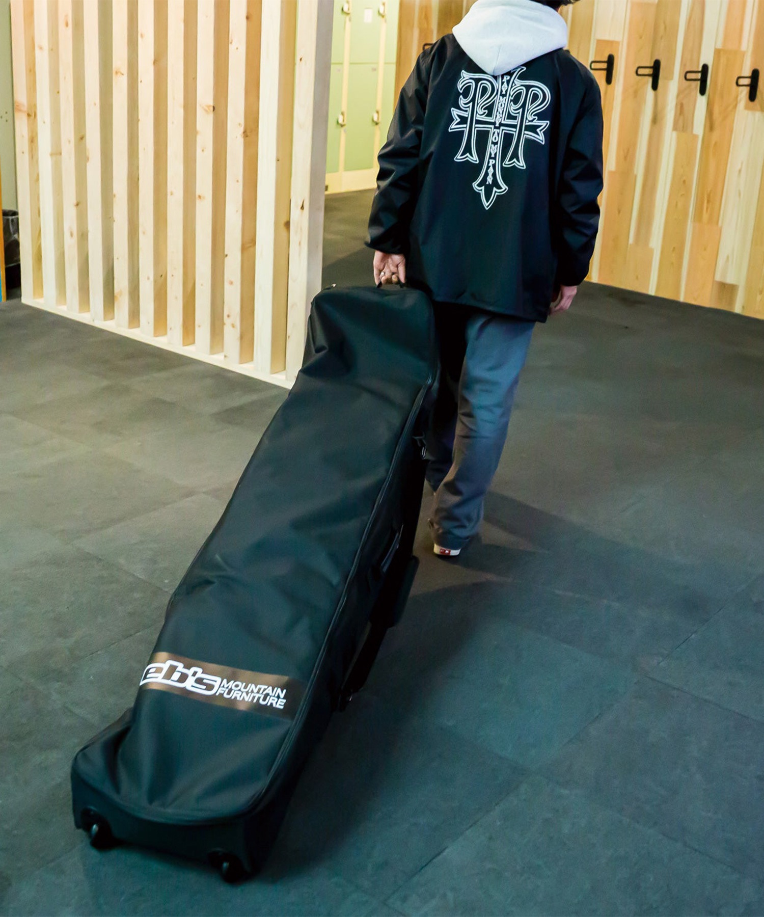 eb's エビス DOUBLE WHEEL スノーボード ボードケース ユニセックス