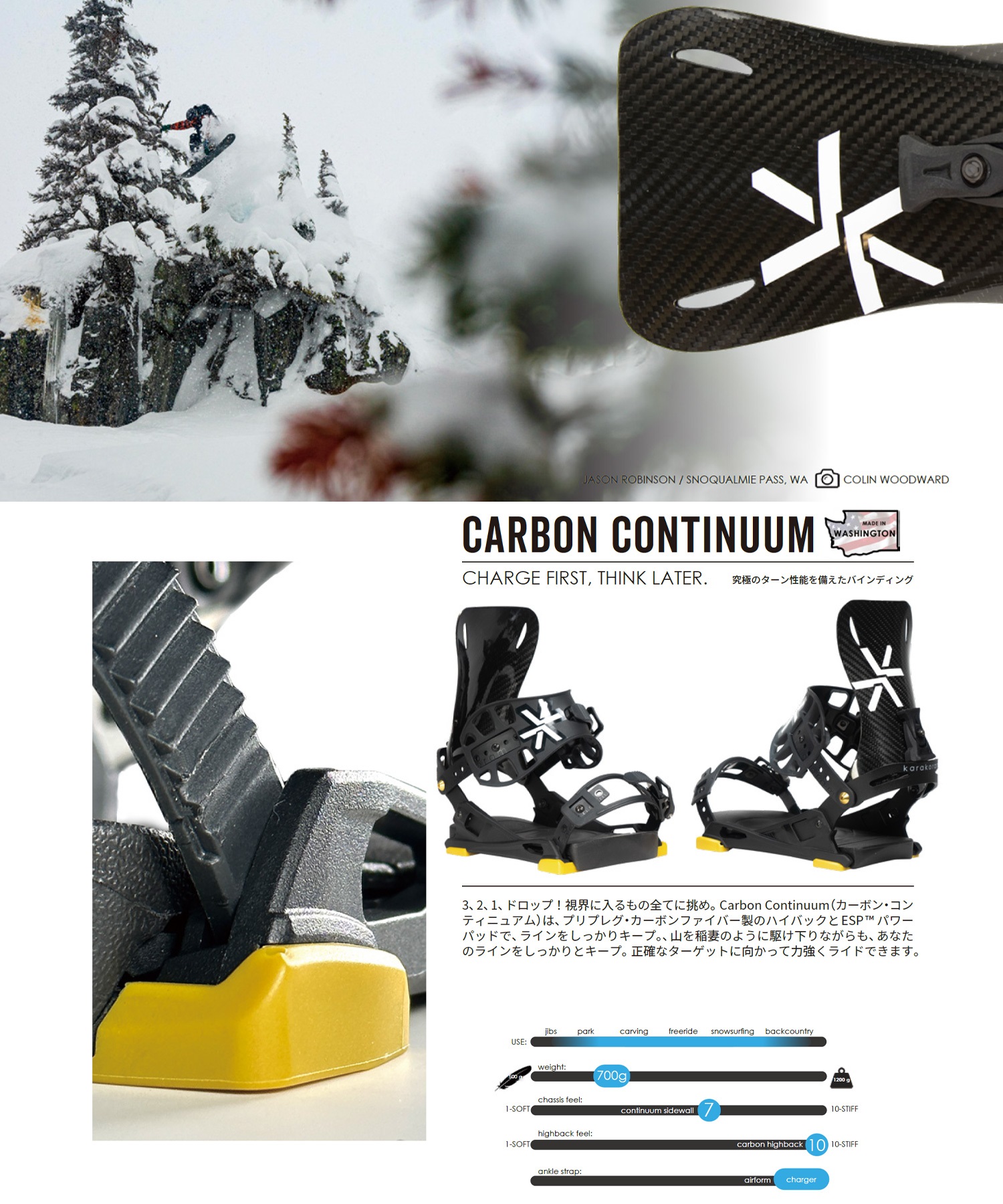 KARAKORAM カラコラム CARBON CONTINUUM 2.0 スノーボード