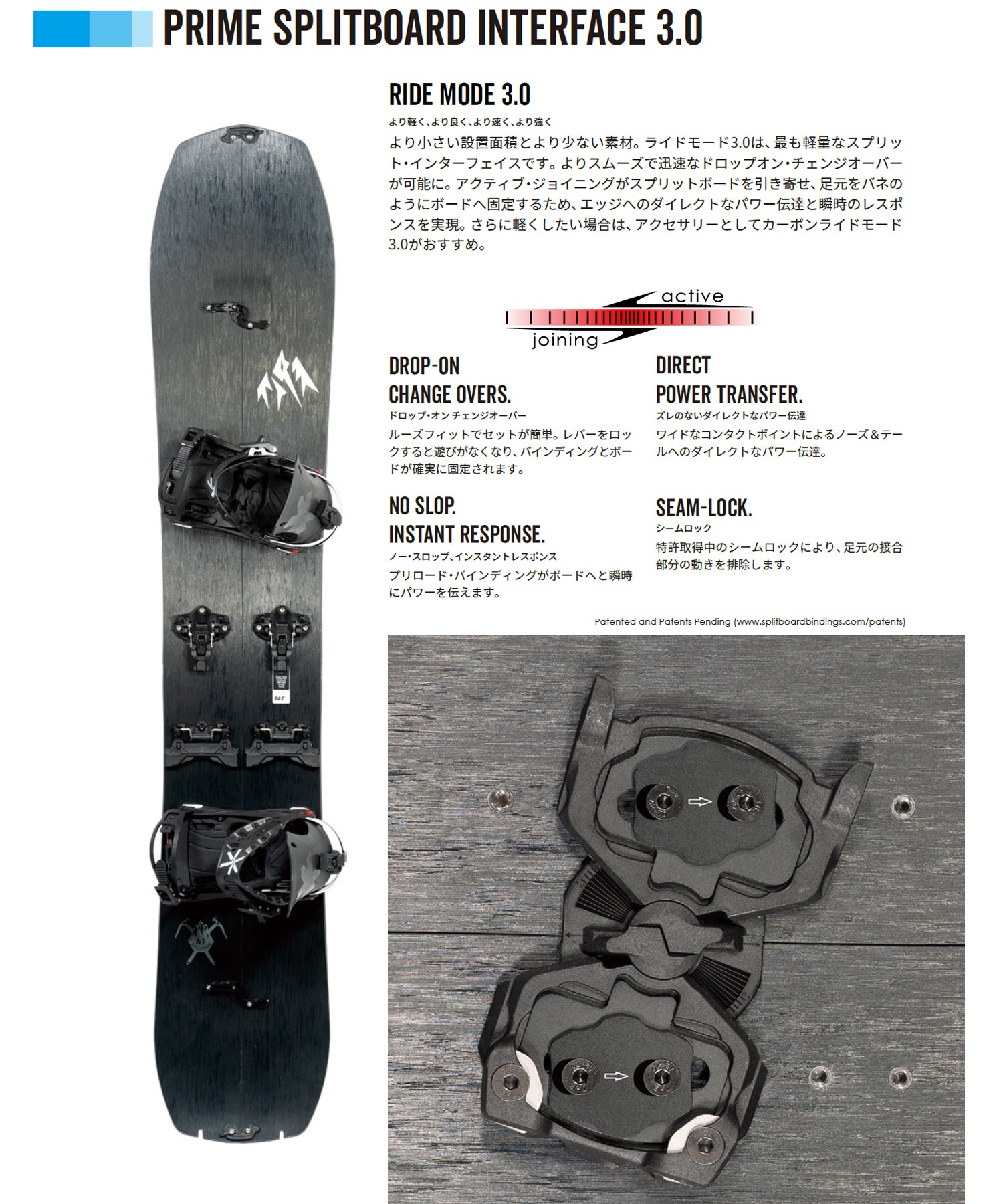 KARAKORAM カラコラム PRIME INTERFACE 3.0 スノーボード スプリット