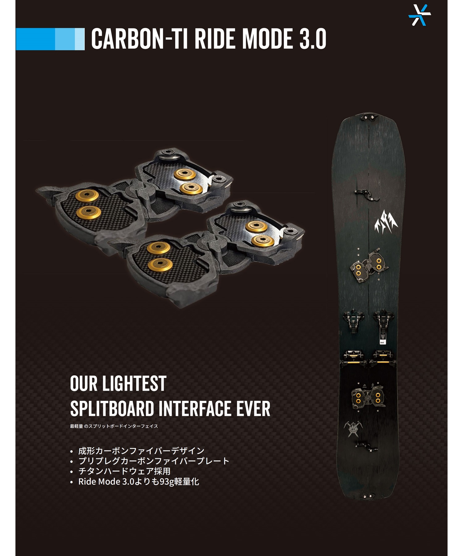 KARAKORAM カラコラム CARBON-TI INTERFACE 3.0 スノーボード