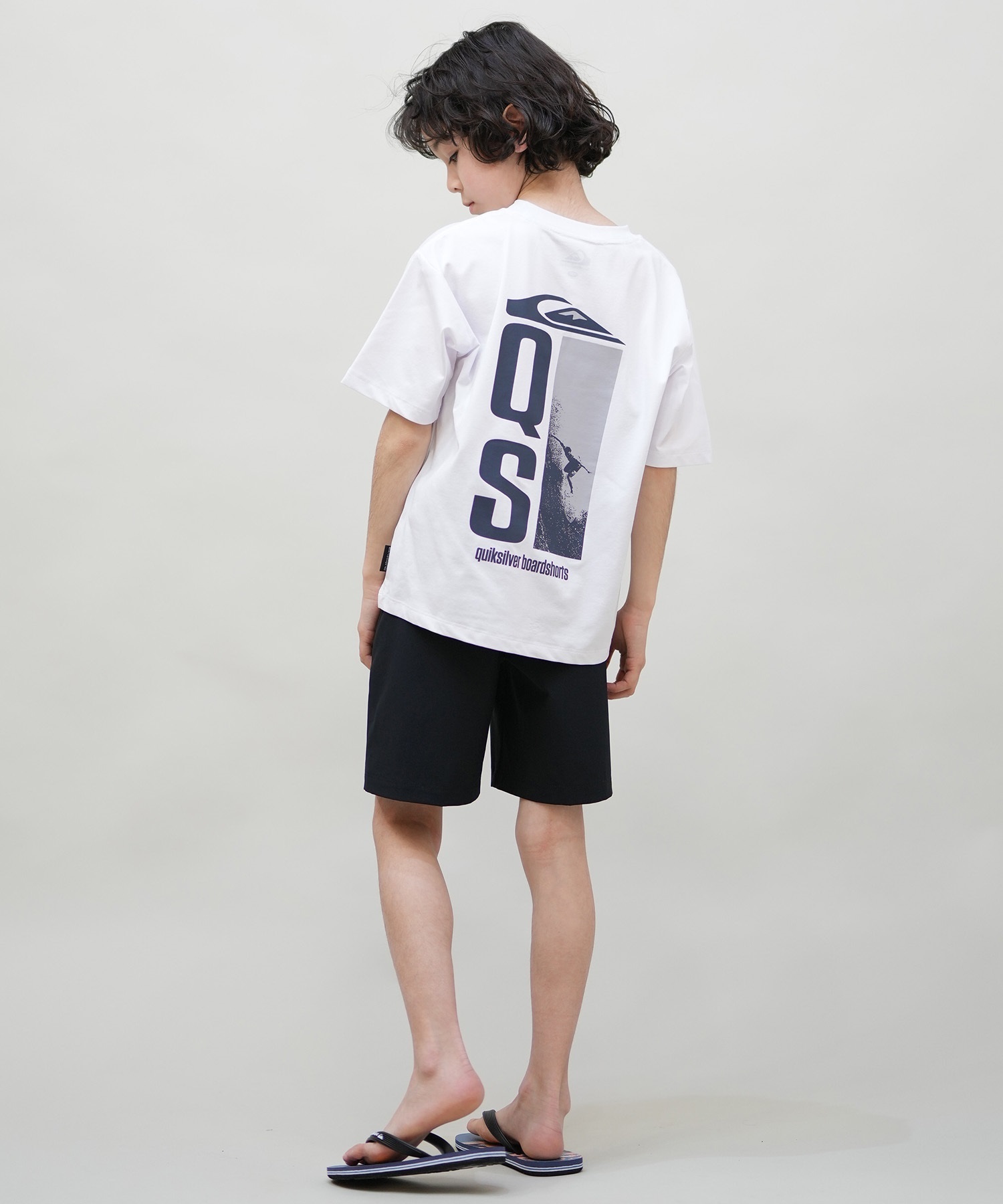 QUIKSILVER クイックシルバー 水着 ラッシュガード 半袖 Tシャツ